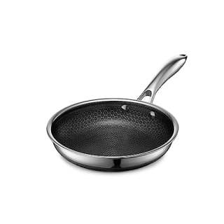 Hybrid nonstick frying pan