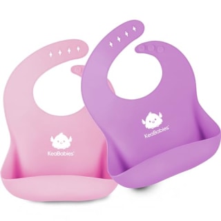 2-Pack Silicone Bibs 