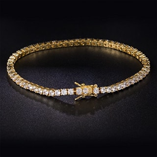 18K Gold Plated Tennis Bracelet