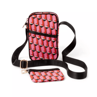 Pink Modern Geo Cellphone Holder