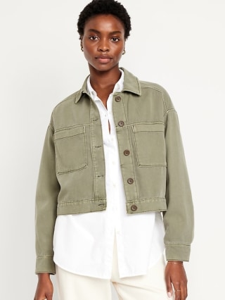 Cropped Utility Jacket