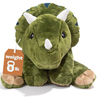 Brease Weighted Green Dinosaur Stuffed Animal