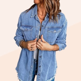 Oversized Denim Shacket