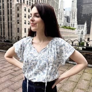 Shewin Floral Boho Top