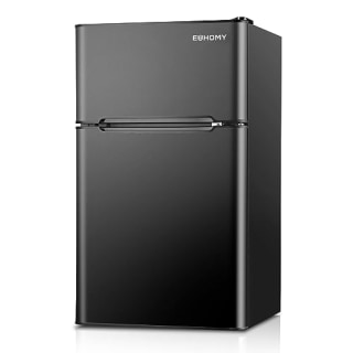 Euhomy Mini Fridge with Freezer