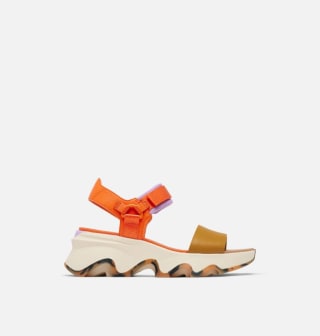 Kinetic Impact Y-Strap High Wedge Sandal