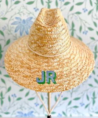 The Monogram Corner Beachcomber Straw Hat