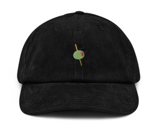 Olive Corduroy Hat 
