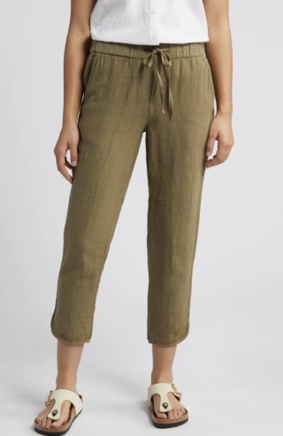 Tulip Hem Linen Pants
