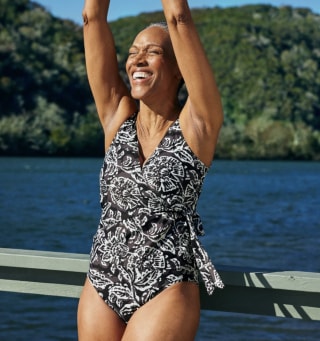 The Perfect Wrap Tankini Top