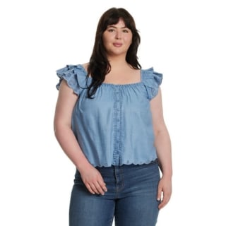 Violetta Flutter Sleeve Top