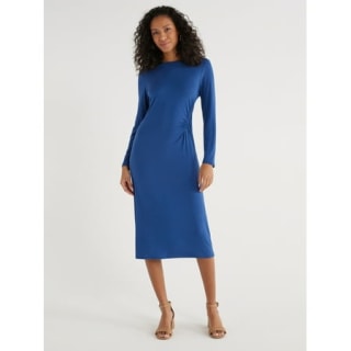 Rouched Midi Dress
