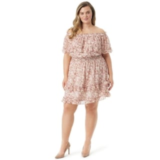 Amelia Ruffle Short Dress