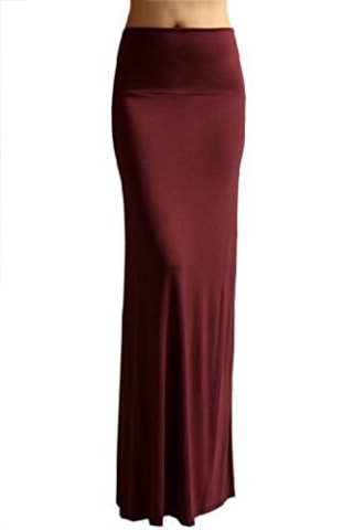 Rayon Span Maxi Skirt