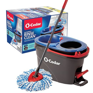 O-Cedar EasyWring RinseClean Microfiber Spin Mop & Bucket