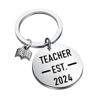 Teacher Est. 2025 Keychain