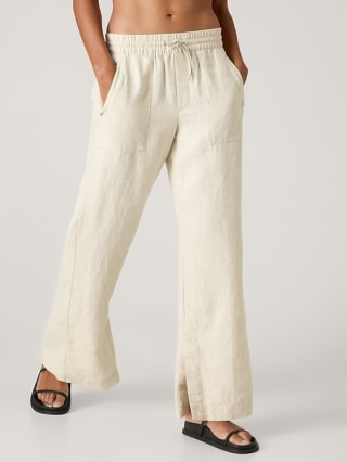 Linen Wide Leg Pant