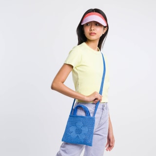 Raffia Flower Mini Bag