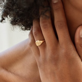 Personalized Square Signet Ring