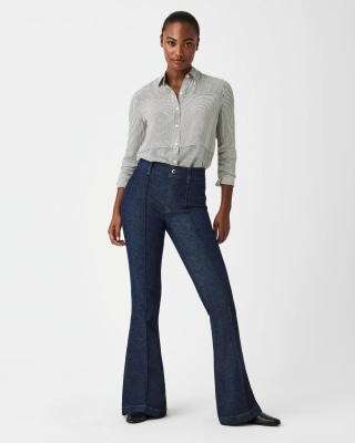 Low-Maintenance Silk Button-Down Shirt