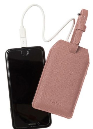 CALPAK Luggage Tag/ Portable Charger Black