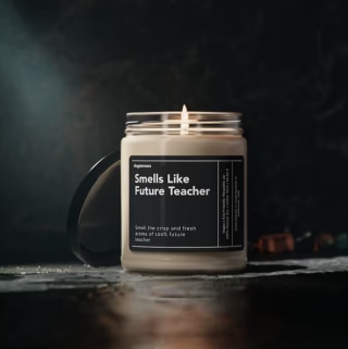 Smells Like Future Teacher Scented Candle
