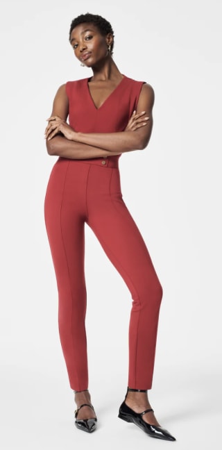 The Perfect Pant, Button Tapered Ankle