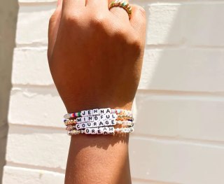 Little Words Project Custom Rainbow Bracelet