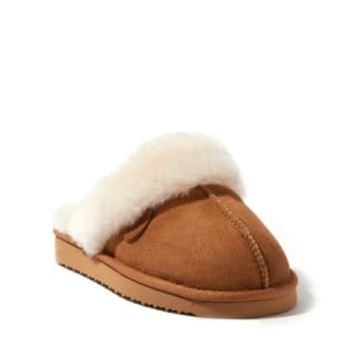 EZ Feet Women’s Genuine Shearling Scuff Slipper