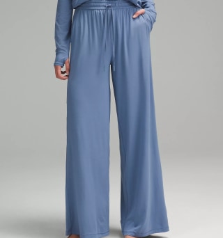 Modal High-Rise Wide-Leg Lounge Pant