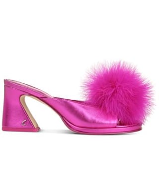 Hadie Fluff Slip-On Sandal