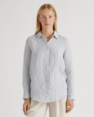 100% European Linen Long Sleeve Shirt