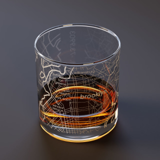 Urban Map Glass