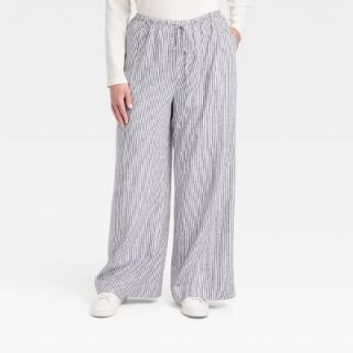 Women's Linen Pull-On Pants