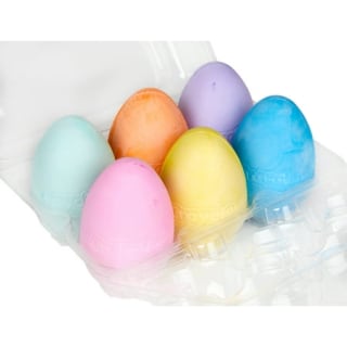 Tie-Dye Chalk Eggs