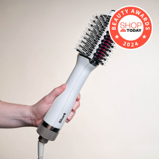 Heated comb + blow dryer brush