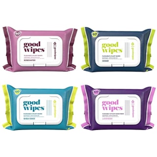 Goodwipes Flushable & Plant-Based Wipes with Botanicals