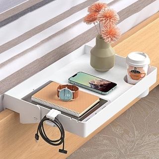 Clip-On Bedside Shelf