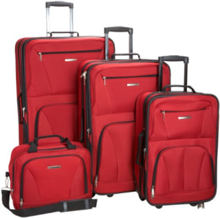 Rockland Journey Softside Upright Luggage Set