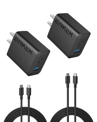 Anker iPhone 15 USB-C Fast Charger (Pack of 2)