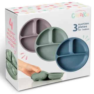 Suction Plates (Set of 3) 