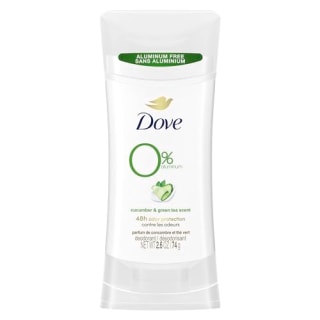 Dove 0% Aluminum Deodorant Stick 