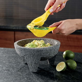 Crate & Barrel Large Stone Molcajete