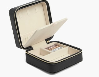 Initial Square Zip Travel Case