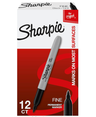 Sharpie Permanent Marker, 12 Count