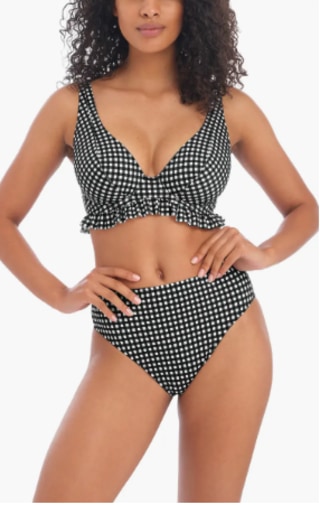 Check In Underwire High Apex Bikini Top 
