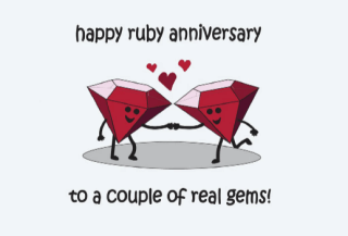 40th Anniversary Card