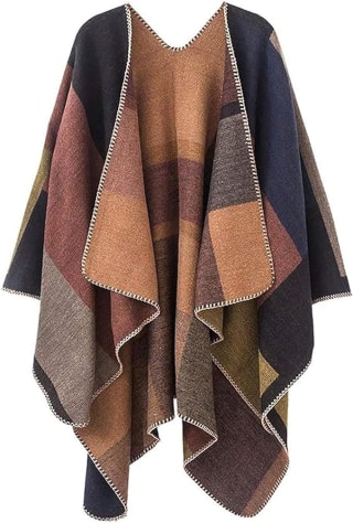 Women's Plaid Shawl 