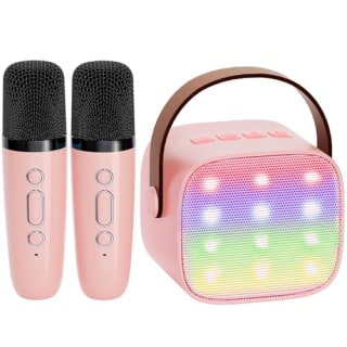 YLL Mini Karaoke Machine (Set of 2 Microphones)