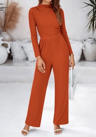 Long-Sleeve Jumpsuits